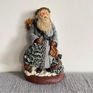 Old Fashioned Pap III 1991 Vintage Santa Sculpture Signed By June McKenna